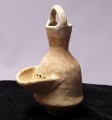Holyland Iron Age Beer Strainer, RARE, with strap handle, 1200 - 1000 B.C.E.
